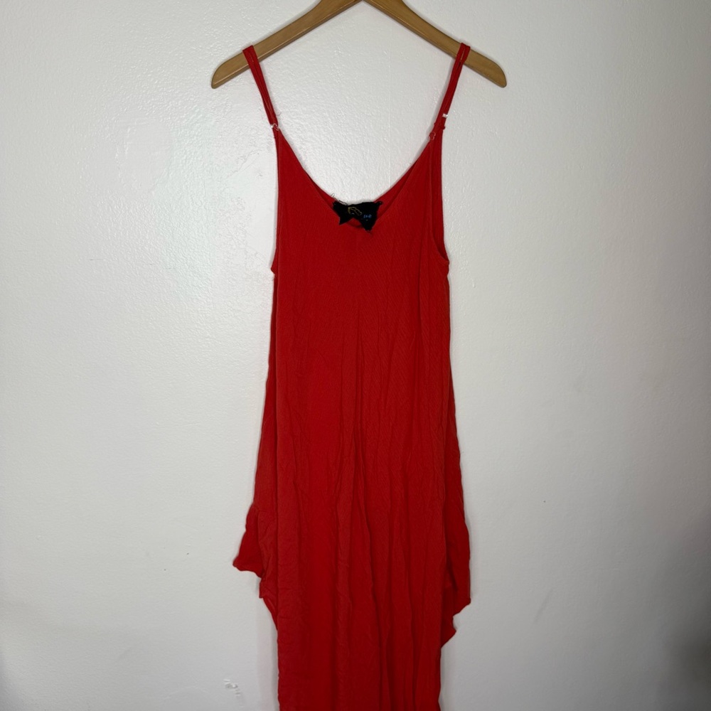 Blue life asymmetrical hem dress Sz L
